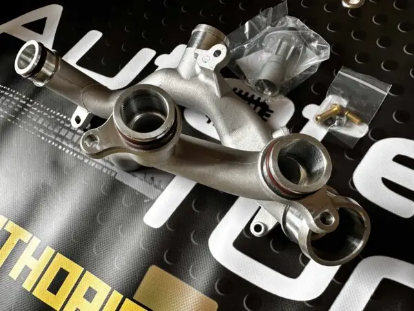 Jaguar Land Rover Y Pipe Cooling System Upgrade Kit Fitted at our work shop - Image 3