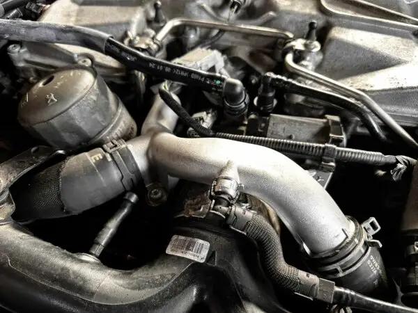 Jaguar Land Rover Y Pipe Cooling System Upgrade Kit Fitted at our work shop - Image 2