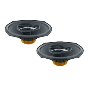 Isuzu D MAX Front Door Speaker Fitting Kit Hertz DCX690 - 3 Way 6x9 Coaxial Shelf Speakers & fitting kit / with sound deadining MAT