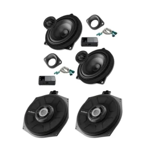 Audison APBMW K4E BMW 4" 2-Way Components Speaker & Underseat Subwoofer