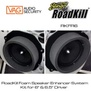 Stinger RKFR6 - Roadkill Fast Rings 6inch / 6.5inch Speaker Foam Pad Ring
