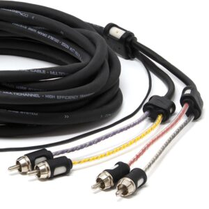 Connection By Audison BT4 - 4 Channel BT Series High Efficiency RCA Cable