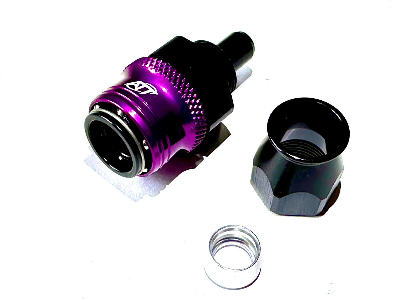 AN6 Straight Teflon Quick Release Reusable Swivel Hose Fitting - Image 3